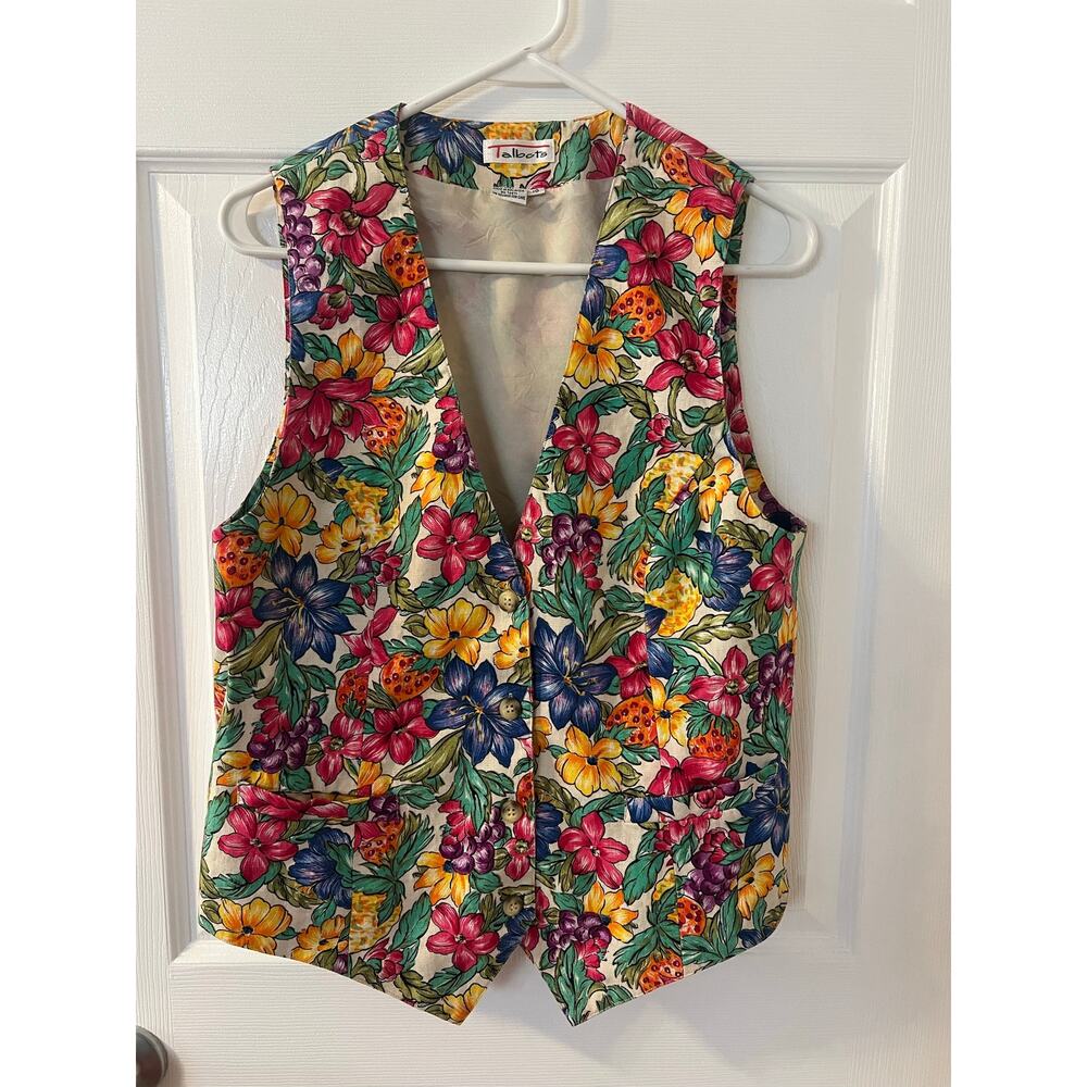 Vintage Floral Vest